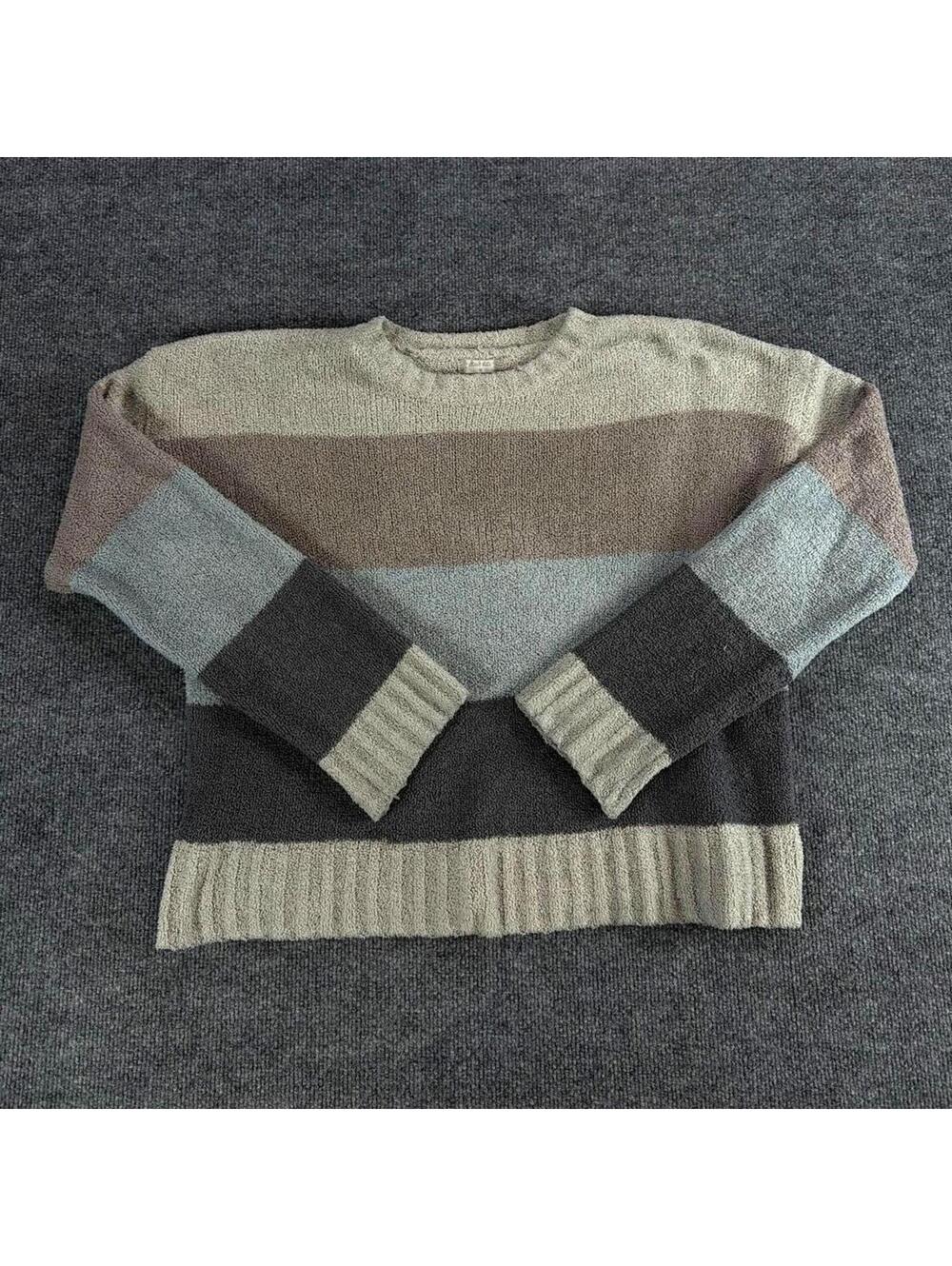 Alter'd State Color Block Knit Sweater Medium - Cozy, Fall, Soft, Crew Neck